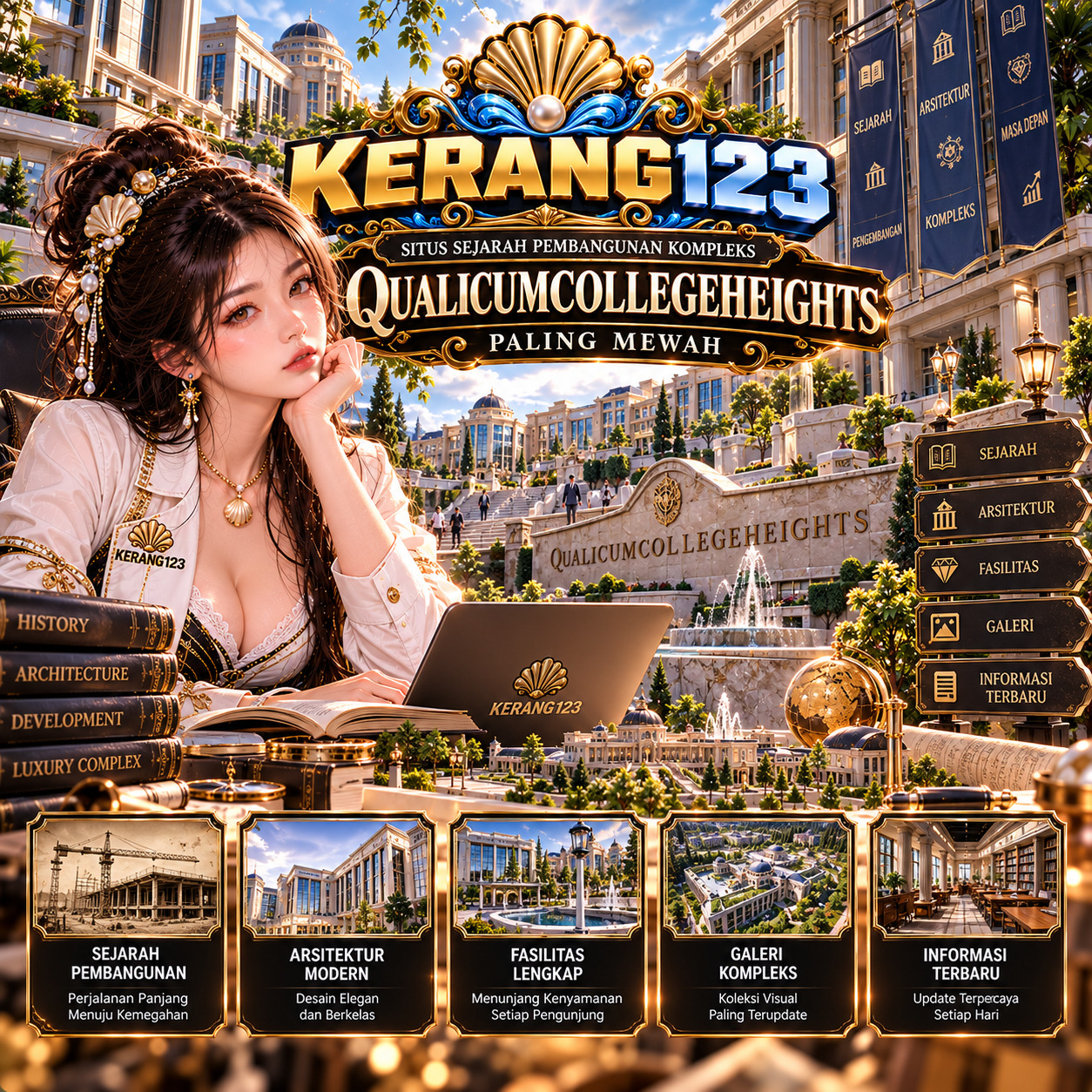 KERANG123 ~ Situs Sejarah Pembangunan Kompleks Qualicumcollegeheights Paling Mewah